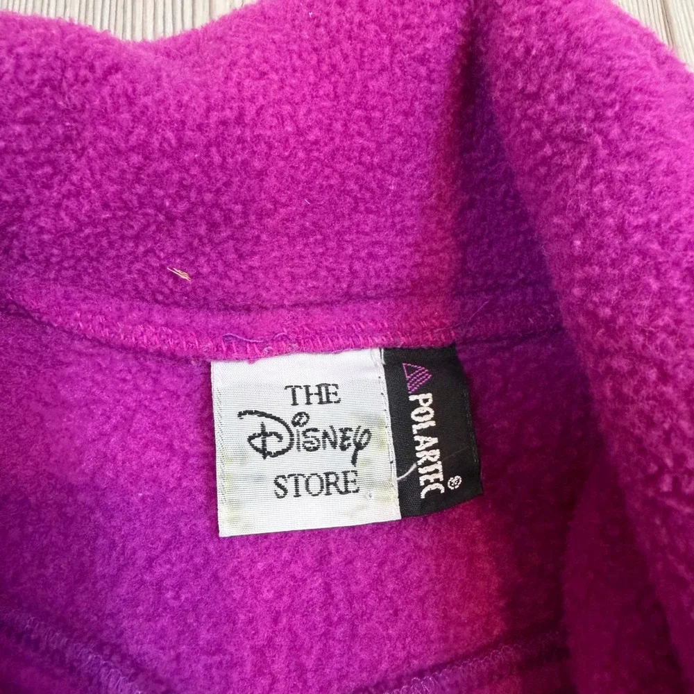 Disney Store Polartec Pocahontas Fleece Jacket Magenta Purple Fringe Kids
